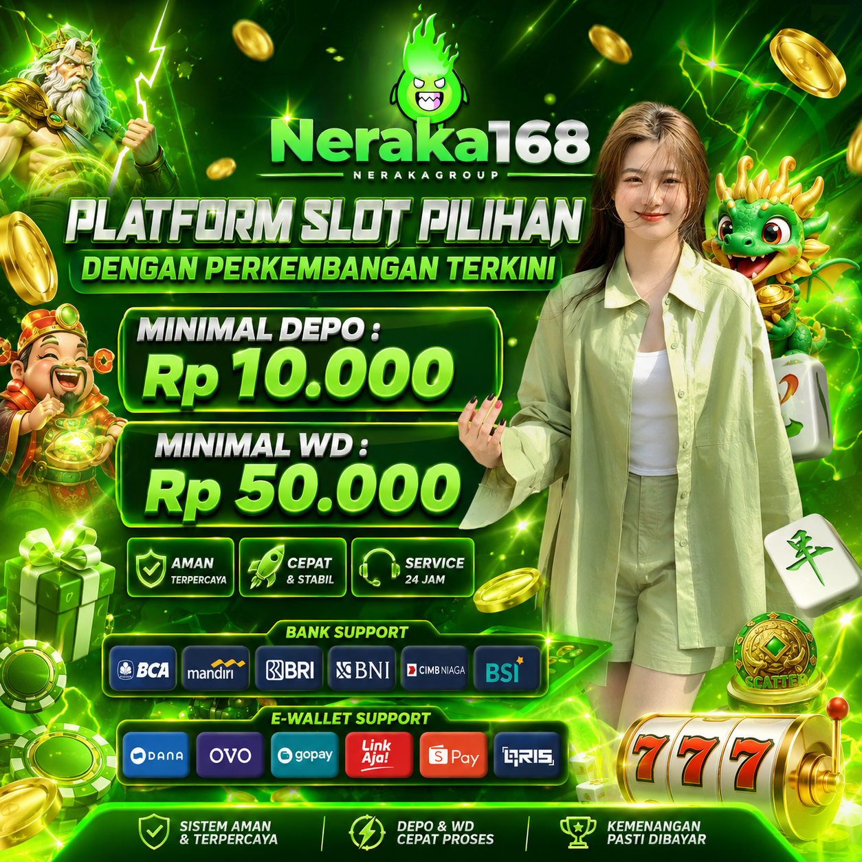 NERAKA168 Platform Slot Pilihan dengan Perkembangan Terkini